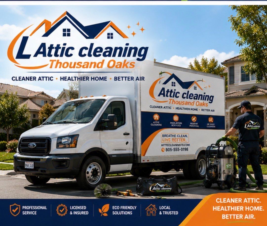 Attic Cleaning Thousand Oaks technicians providing professional attic cleaning services