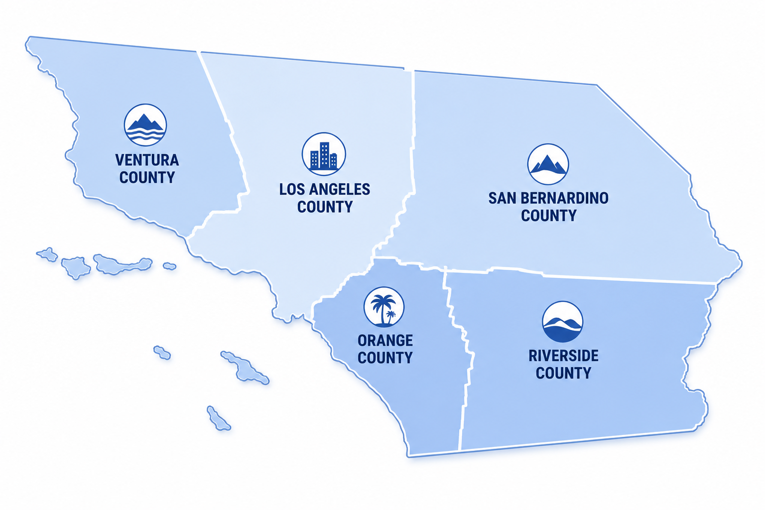 Attic Cleaning Thousand Oaks service area map